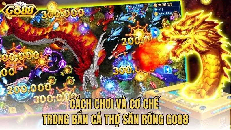 Cách chơi và cơ chế trong bắn cá Thợ Săn Rồng GO88