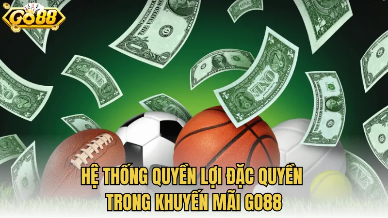 Hệ thống quyền lợi đặc quyền trong khuyến mãi GO88