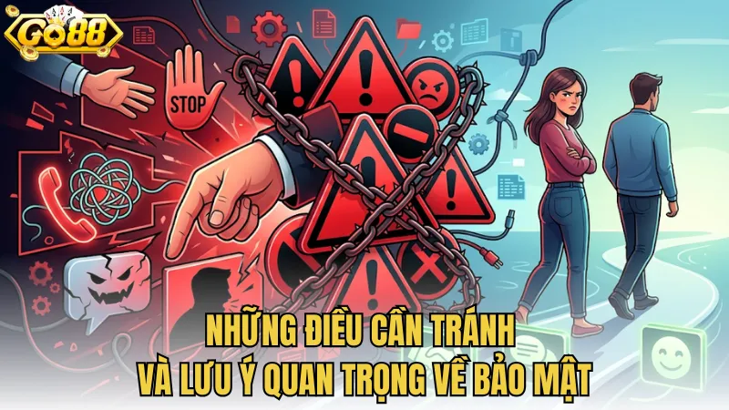 Những điều cần tránh và lưu ý quan trọng về bảo mật